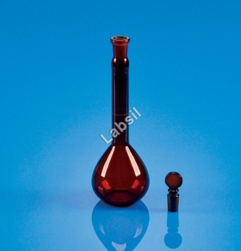 volumetric flask Amber colour