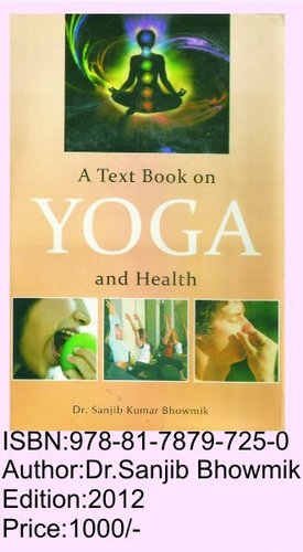 Text Book on Yoga and Health By SPORTS PUBLICATION