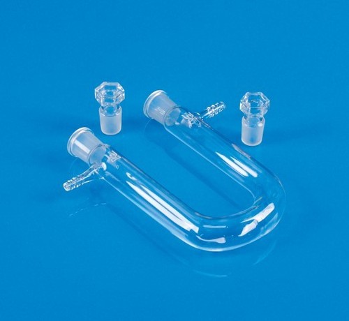 chromatography tube with stopper