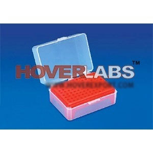 MICRO TIP BOX NEW - Polypropylene Translucent 96 Tips Capacity | Robust Hinge Secure Closure Easy Handling
