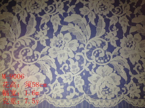 Floral Lace Fabric Scallopped Eyelash
