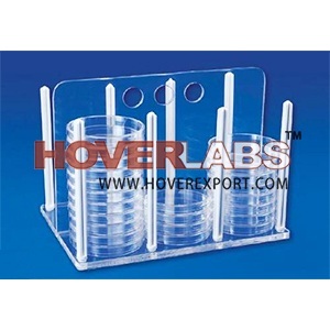 RACK FOR PETRI DISH