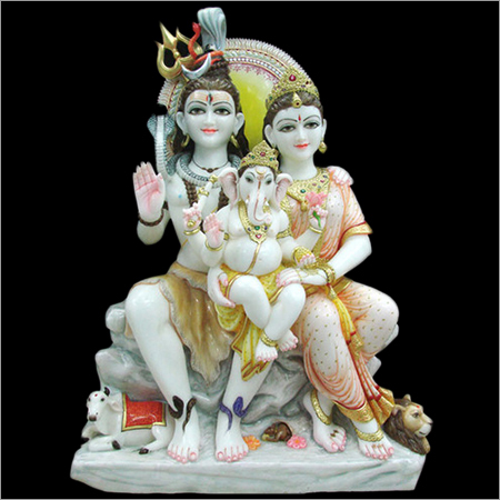 Marble and Stone Lord Special Shiv Parivar