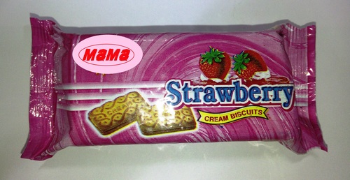Strawberry Cream Biscuits