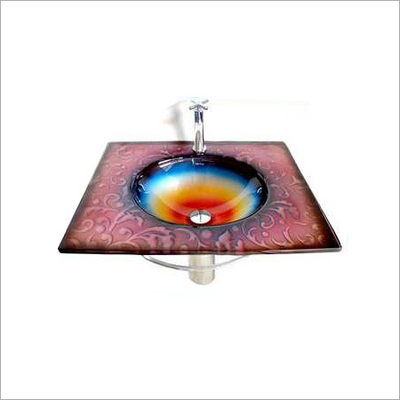 Bathroom Vanities Glass Designer Wash Basin Set