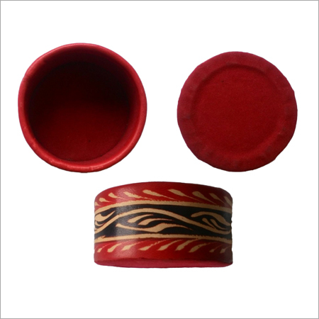 Leather Cylindrical Jewellery Box