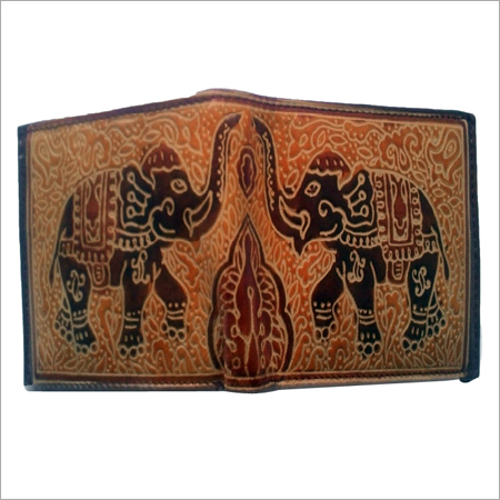 Mens Brown Leather Wallet