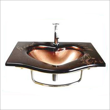 Bathroom Vanities New Brown Heart Shape Wash Basin