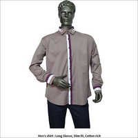 Mens Slim Fit Shirts - Cotton, Customized Sizes Xs To Xxxl, Cherry And White | Anti-wrinkle, Breathable, Unique Appearance, Quick Dry