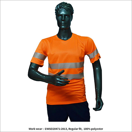 High Visibility T Shirts Collar Type: O-Neck
