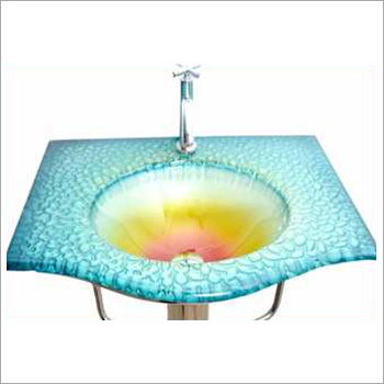 Fusion Shaded Colour Glass Basin Set