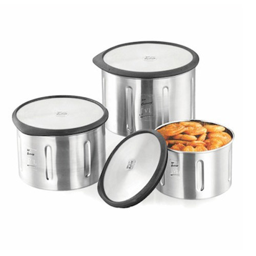 Black Steel Canister
