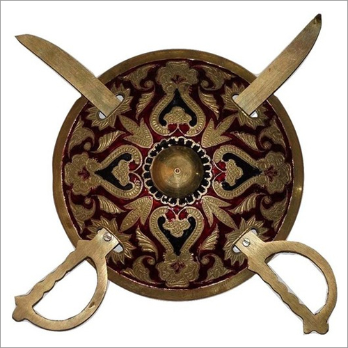 Brass Dhal Talwar Handicraft