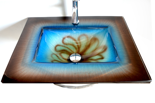 Shaded Coloured Wash Basin