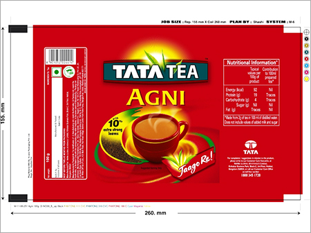 Agni Tea Packaging Wrapper