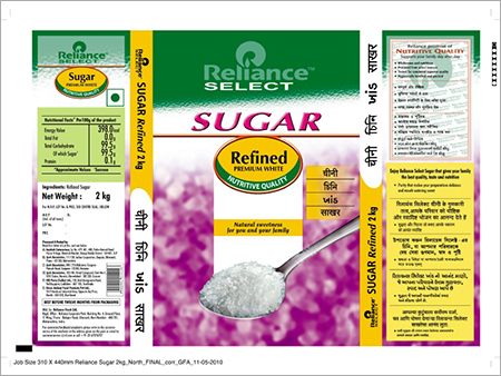 Sugar Packing Wrapper