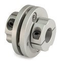 Flexible Disc Coupling - Aluminum Alloy, Round Shape, Silver Color | Galvanized And Plated Surface Treatment