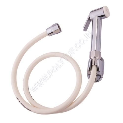 2 In 1 Faucet Pvc Tube With Hook Chrome Plated