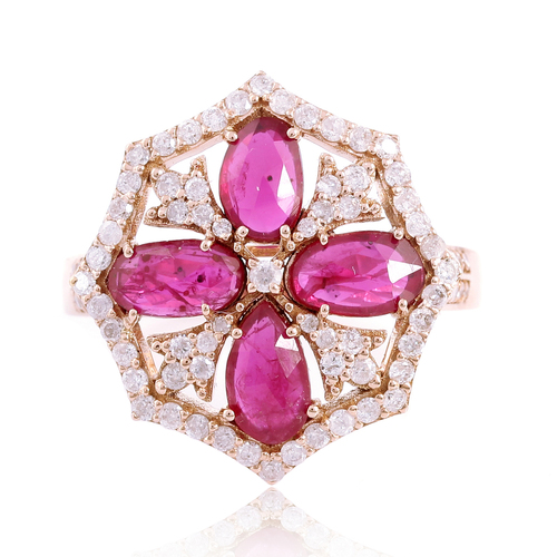 Ruby Cocktail Ring