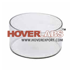 TROUGH THE GLASS - Clear Glass 200mm x 100mm, Round Shape, Flat Base, Durable, Versatile