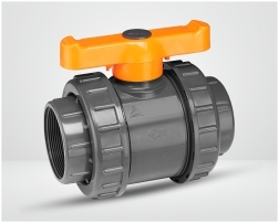 Double Union PVC Ball Valve By JAIN PIPE TRADERS PRIVATE LIMITED
