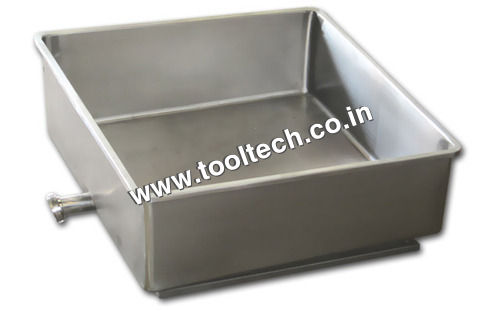 Dump Tank - Metal & Other, 1-5 kg Weight, Silver Color | For Storage Use, High Quality Manufacturing