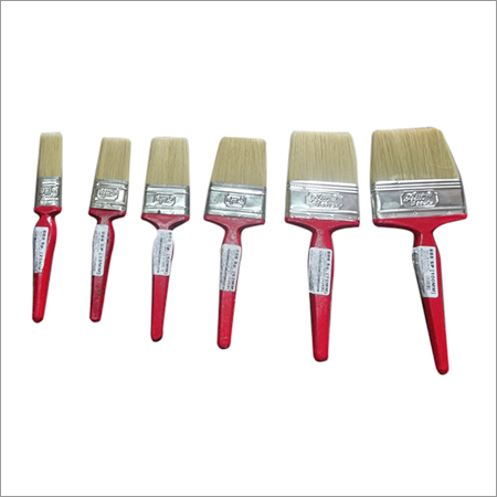 Flat Paint Brush - Premium Quality Bristles, Non-Slip Grip | Thick Bristles, Solvent Resistant, High Strength