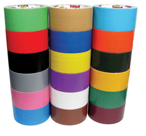 Waterproof Duct Tape - Textile Fabric, 48mm x 25m, Pressure Sensitive Adhesive | Waterproof, Durable, Easy Tear, Rust Protection