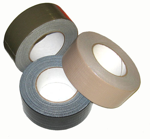 Packaging Duct Tape - Textile Fabric, 48mmx10-50m, Olive Green | Pressure Sensitive Adhesive, Durable, Water Resistant, Rust Protection