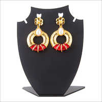 Antique Fashion Designer Polki Earring