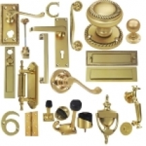 Builders Hardware - Brass Material, Varied Dimensions, Polished Finish | Durable Materials, Easy Installation, Elegant Design, Secure Locking