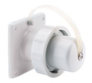 Panel mounting appliance inlet
