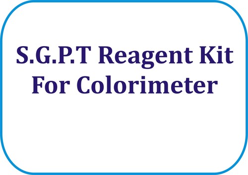 S.G.P.T Reagent Kit For Colorimeter