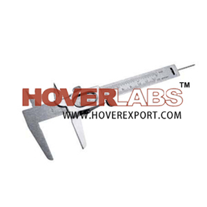 CALLIPER GAUGE WITH VERNIER SCALE - Stainless Steel, 0-120mm x 0.1mm | Precise Measurement, Depth Gauge, Lock, Cross Horns, Easy to Use