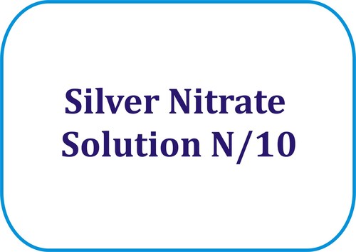 Silver Nitrate Solution N/10