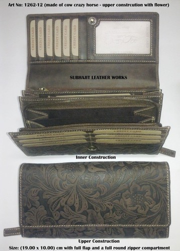 Ladies Long Leather Wallet