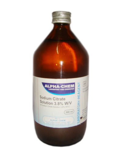 Sodium Citrate Solution 3.8%