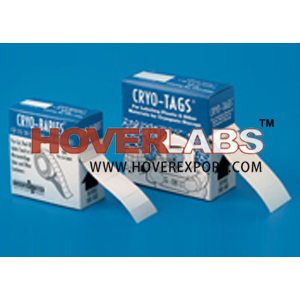 CRYO BABIES/CRYO TAGS - PS Labels 32.5x12.7mm & 38x19mm, Cryogenic Storage, Heat Resistant To 150Â°C, Durable