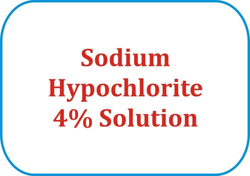 Sodium Hypochlorite 4% Solution
