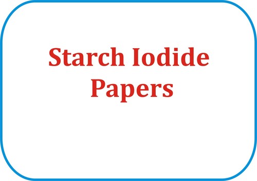 Starch Iodide Papers