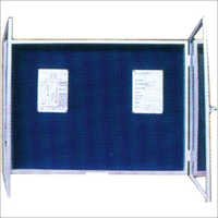 Pin Up Board With Shutter - Wood, Custom Size Options | Easy To Open & Close, Sturdy & Rugged Design, Ideal For Office/school/college Display