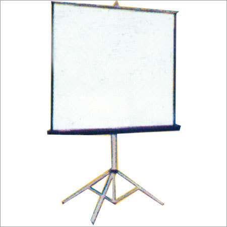 Projection Screen - 6x7 Foot, White | Portable, Quick Setup, Modern Design
