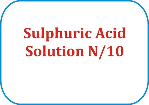 Sulphuric Acid Solution N/10
