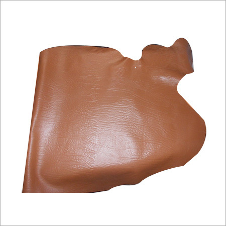 Buff Mustang Print Leather Size: Customizable