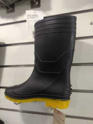 Black/Yellow Welcome Yellow Black Safety Gumboots