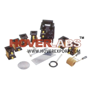 Dissectible Transformer - Laminated Steel Core 35x35mm, Coils and Rings | Educational Tool for Transformer Theory, Induction Heating, Thompson's Effect