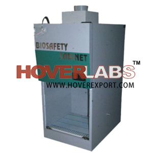 BIOSAFE CABINET CLASS II - Stainless Steel Worktop, White, 1/4 HP Motor | UV Sterilization, HEPA Filtration, Durable Safety