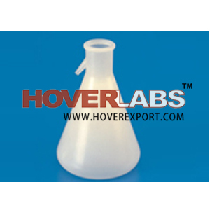 Filtering Flask - PP Material, 500-1500 ml, Implosion Proof, Vacuum Resistant 29 in-Hg, Autoclavable, 45° Tubulation