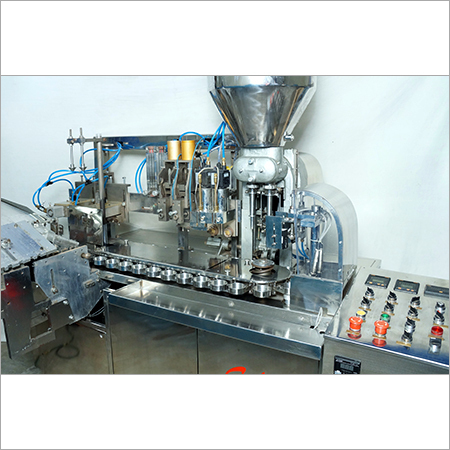 Double Head PLC Based Tube Filling Machine