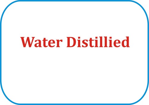 Water Distillied - Polyethylene Bottle 1 Liter, Conductivity <1 µS/cm, Purity 99.9%, LR Grade